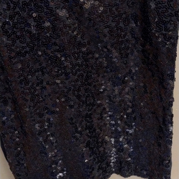 Old Navy Sequined Tank Top, Black, Size large - Picture 2 of 5